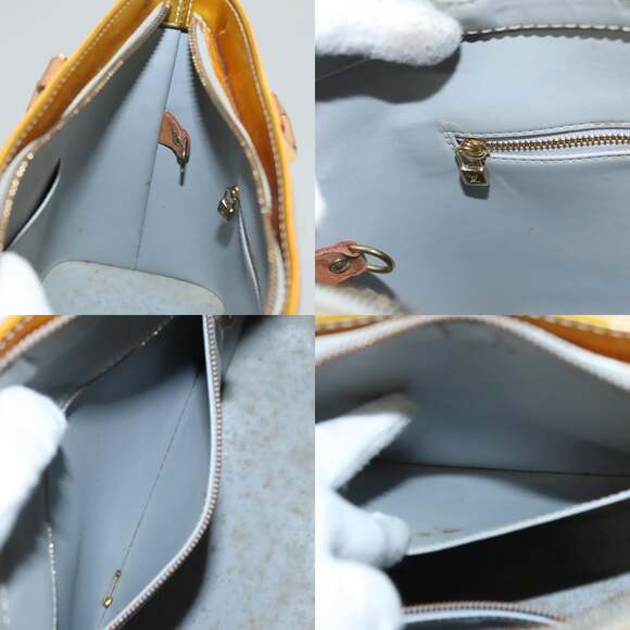 LOUIS VUITTON Monogram Vernis Houston Hand Bag Gris M91053 - Picture 12 of 13